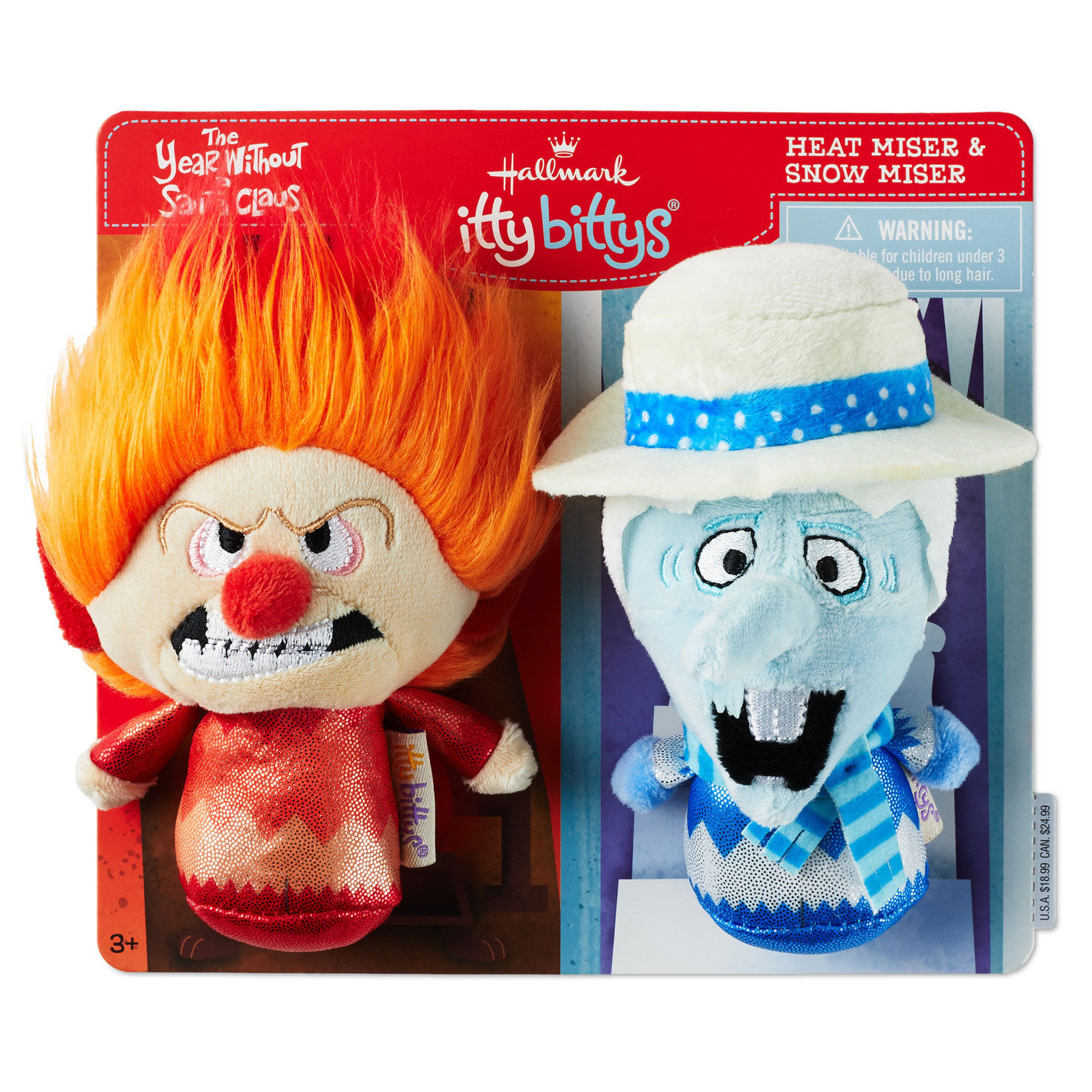 itty bittys® The Year Without a Santa Claus Heat Miser and Snow Miser Plush, Set of 2 for only USD 21.99 | Hallmark