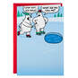 Ice Hole Skating Bears Funny Christmas Card, , large image number 1