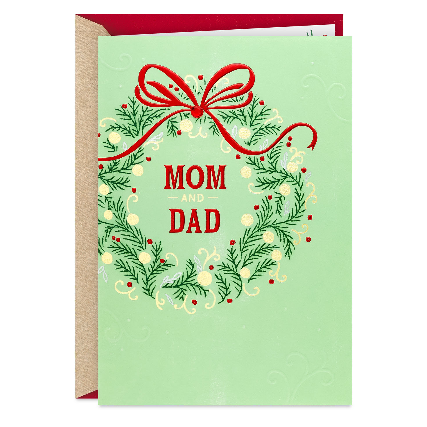 Thanks for All the Happy Times Christmas Card for Mom and Dad