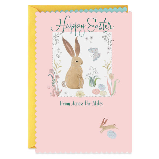 No Matter the Distance Bunny Easter Card, 