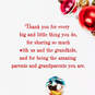 Amazing Parents and Grandparents Christmas Card for Mom and Dad, , large image number 2
