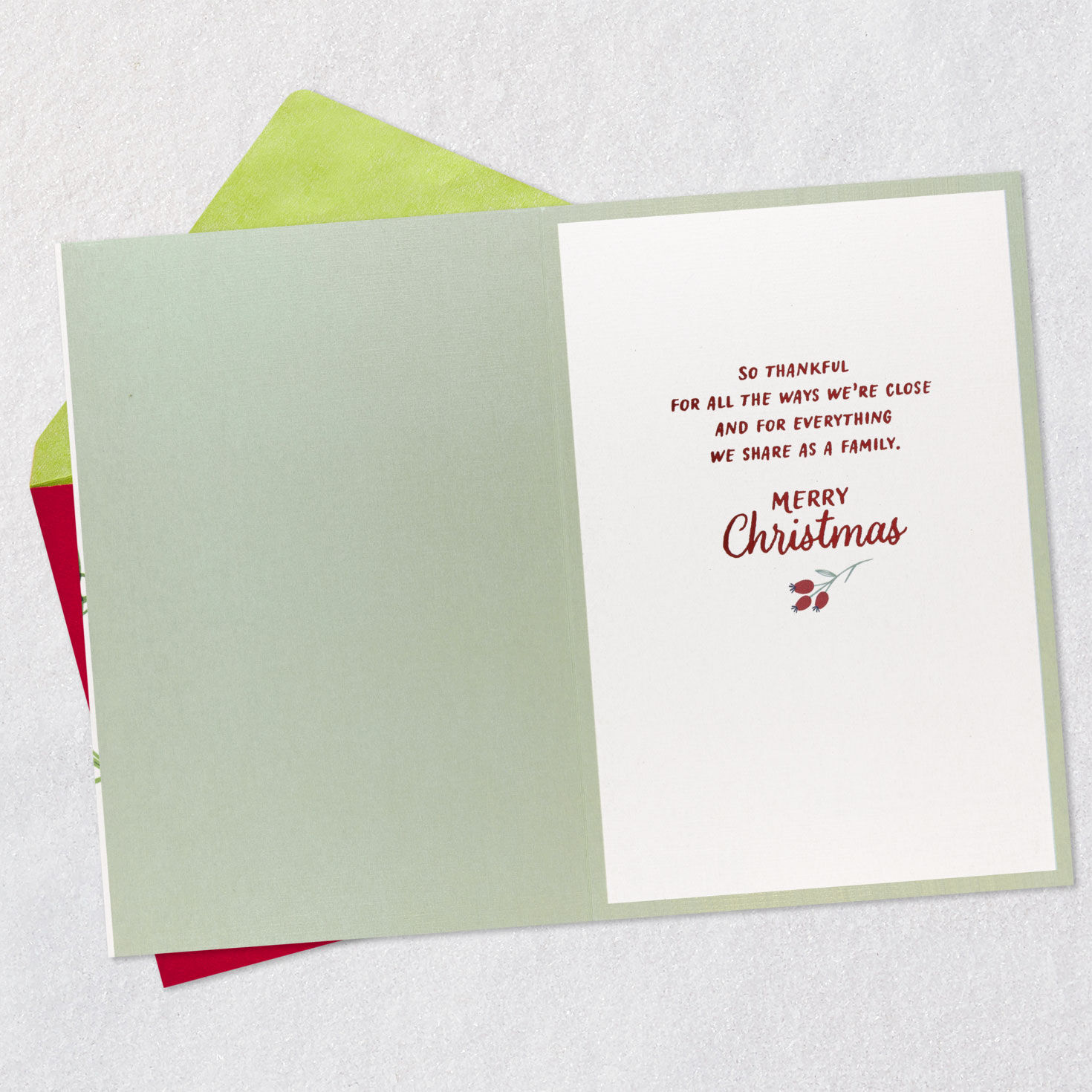 Thankful for All We Share Christmas Card for Family for only USD 4.59 | Hallmark