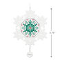 Snowflake 2025 Keepsake Ornament measurement image number 3