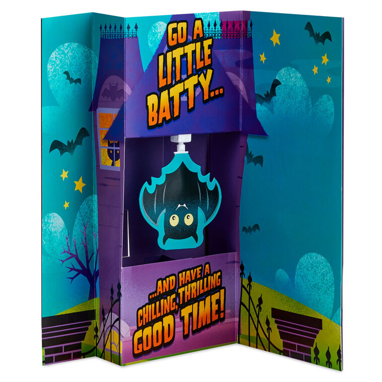 Haunted House Funny Halloween Pop-Up Card With Music Pop-up Card Detail image number 2