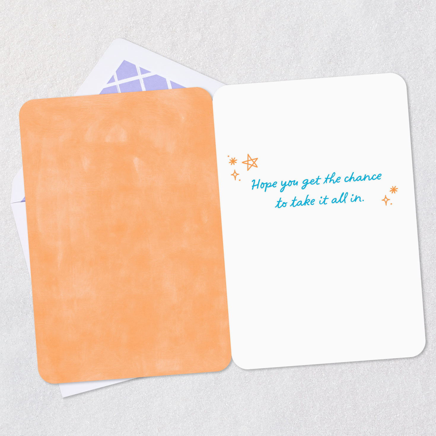 Dog With Head Out Car Window It's Your Day Card Open card with envelope image number 3