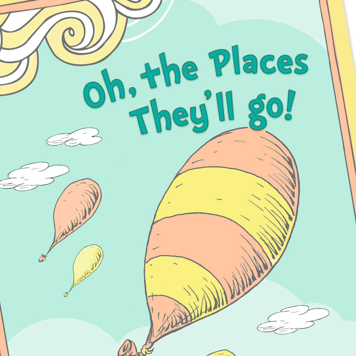 Dr. Seuss&trade; Oh, the Places They'll Go! New Baby Card, , large image number 5