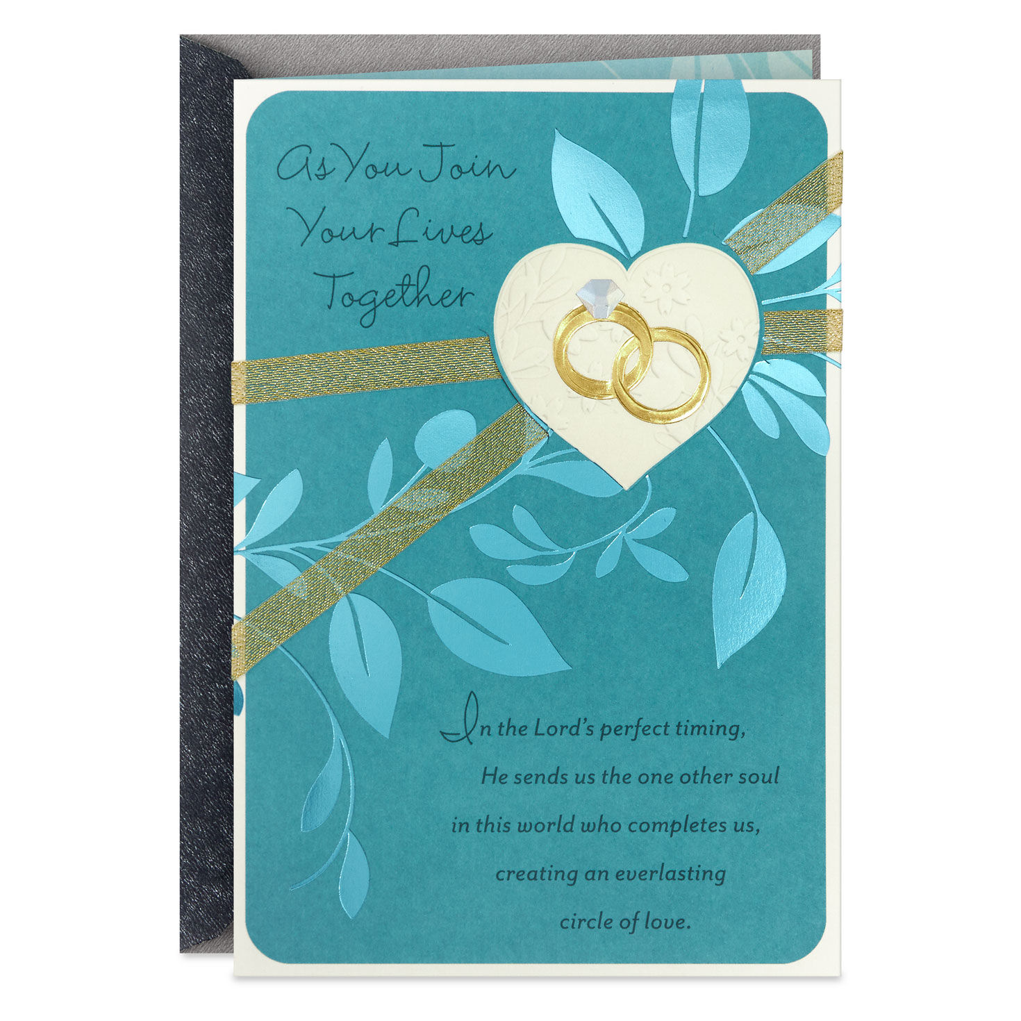 Everlasting Circle of Love Religious Wedding Card