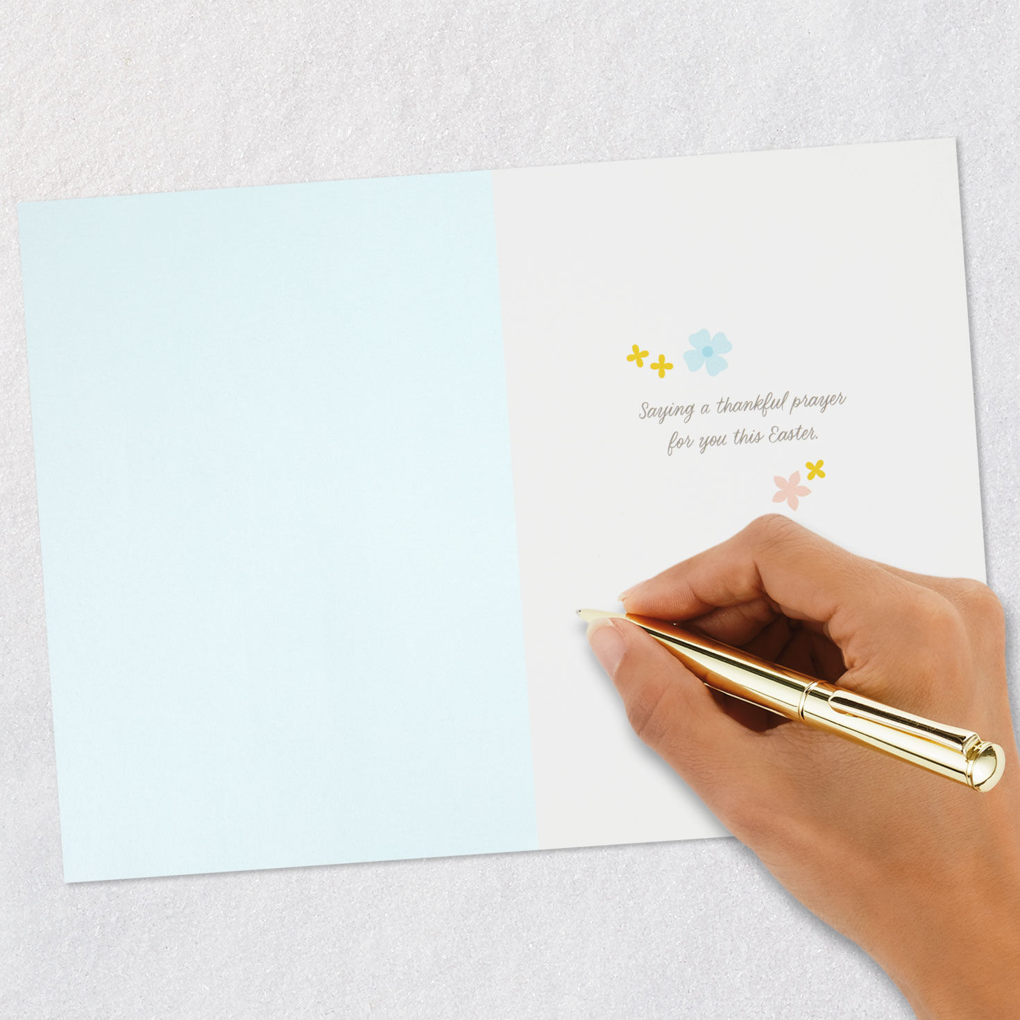 Quilled Floral Cross Easter Card Signing card image number 6