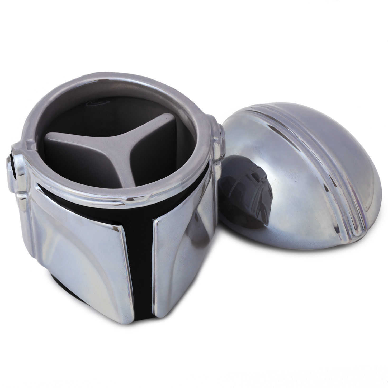 Star Wars: The Mandalorian&trade; Helmet Sculpted Ceramic Caddy, , large image number 3