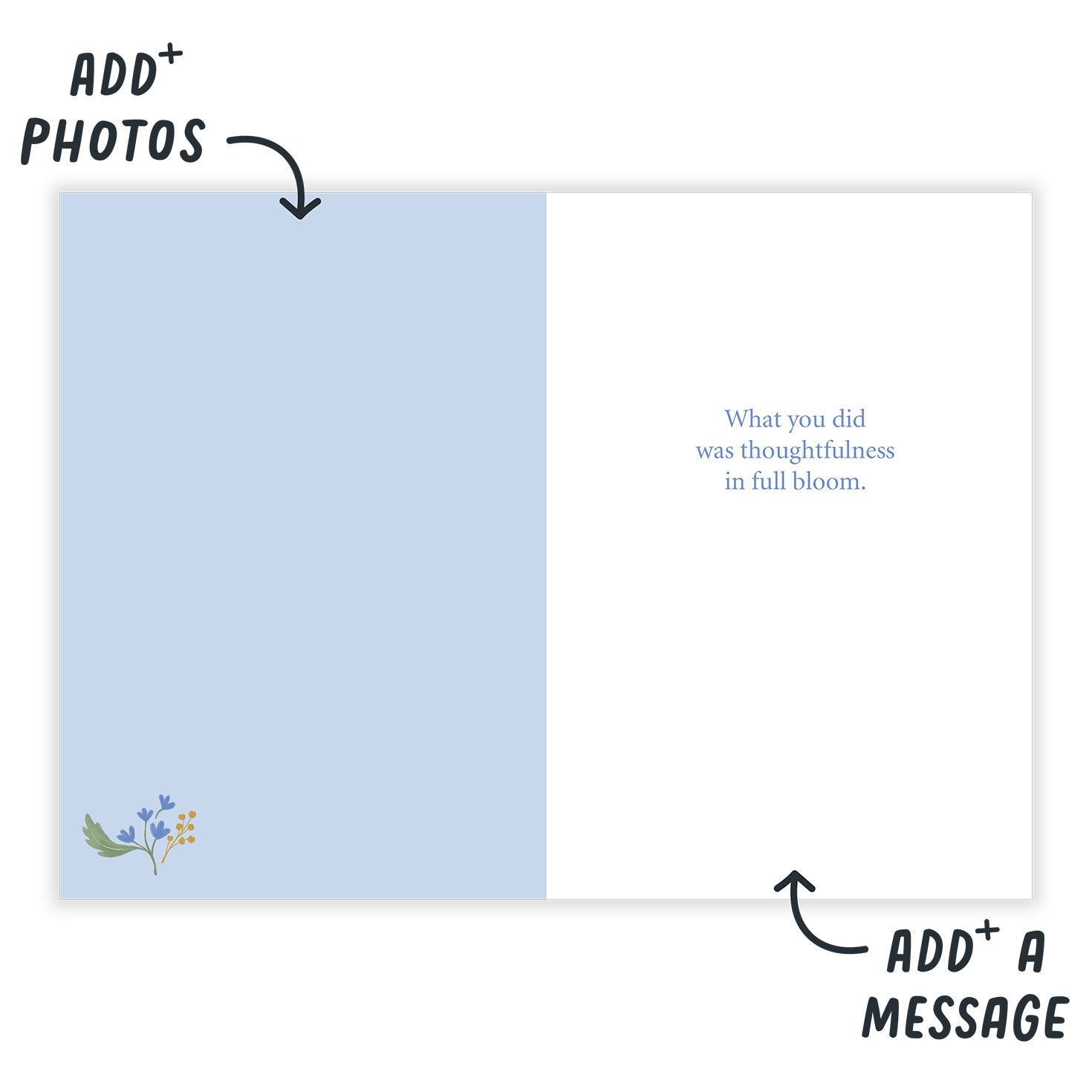 Seeds of Kindness Personalized Thank You Card  image number 3