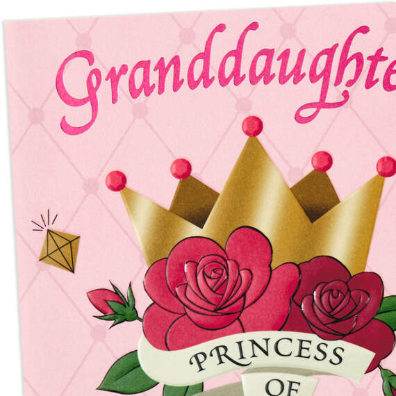Princess of Everything Granddaughter Birthday Card With Temporary Tattoos, , large image number 4