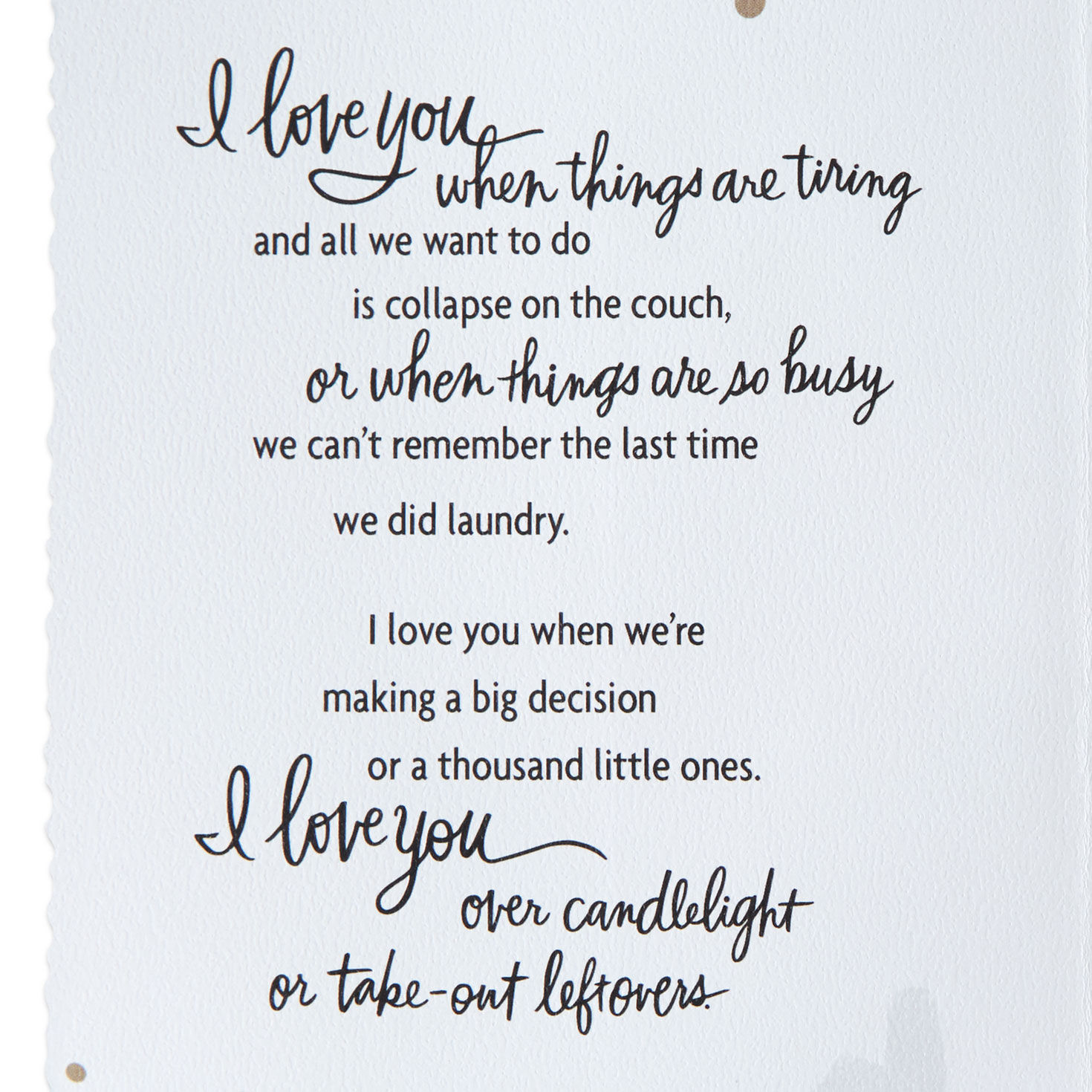 Abstract Shapes in Gold, Lavender and Gray Anniversary Card for Spouse  image number 2