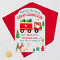 Santa in Fire Truck Great-Grandson Christmas Card Card Front with Envelope and Gold Seal image number 6