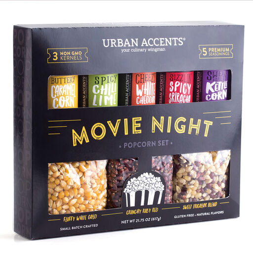 Urban Accents Movie Night Popcorn Gift Set, 