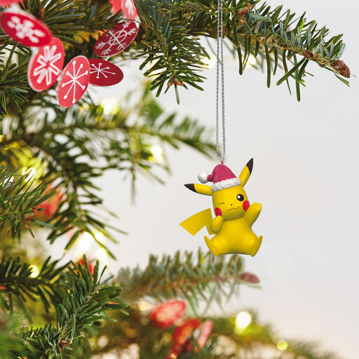 Mini Pokémon Holiday Pikachu Ornament, 1.04", 