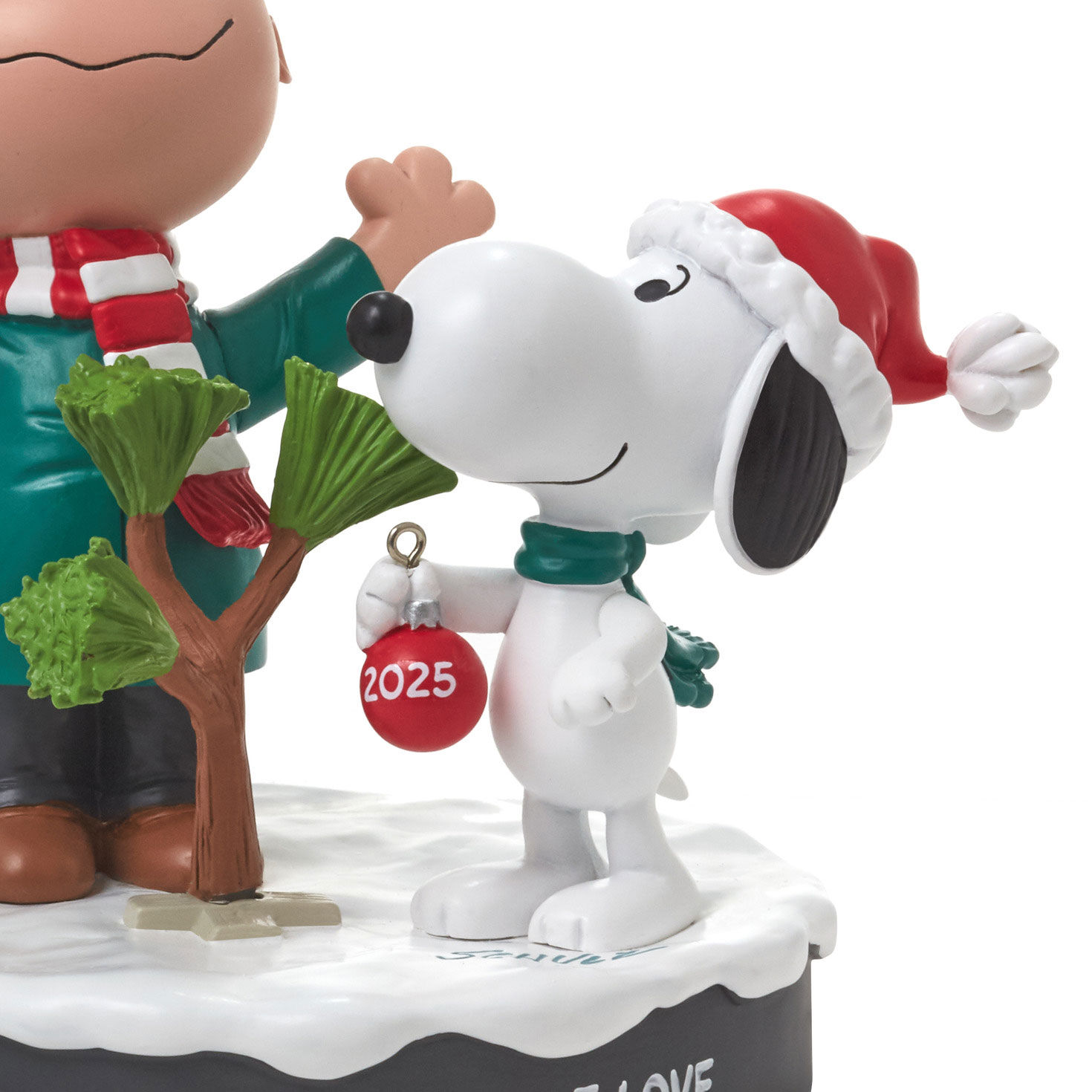 Peanuts® Charlie Brown and Snoopy With Tree Figurine, 5.25