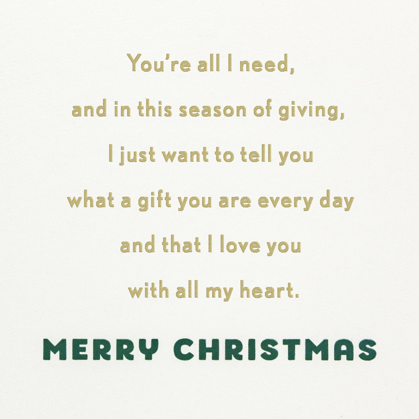 You're the Greatest Gift Christmas Card for Husband, , large image number 3