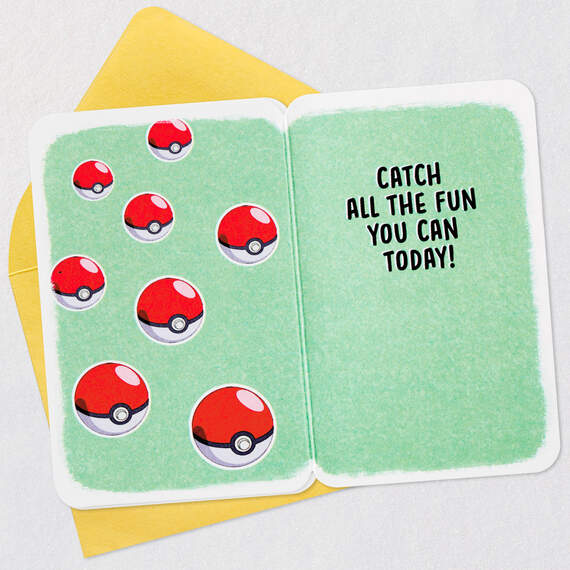 3.25" Mini Pokémon Pikachu Catch All the Fun Today Card, , large image number 4