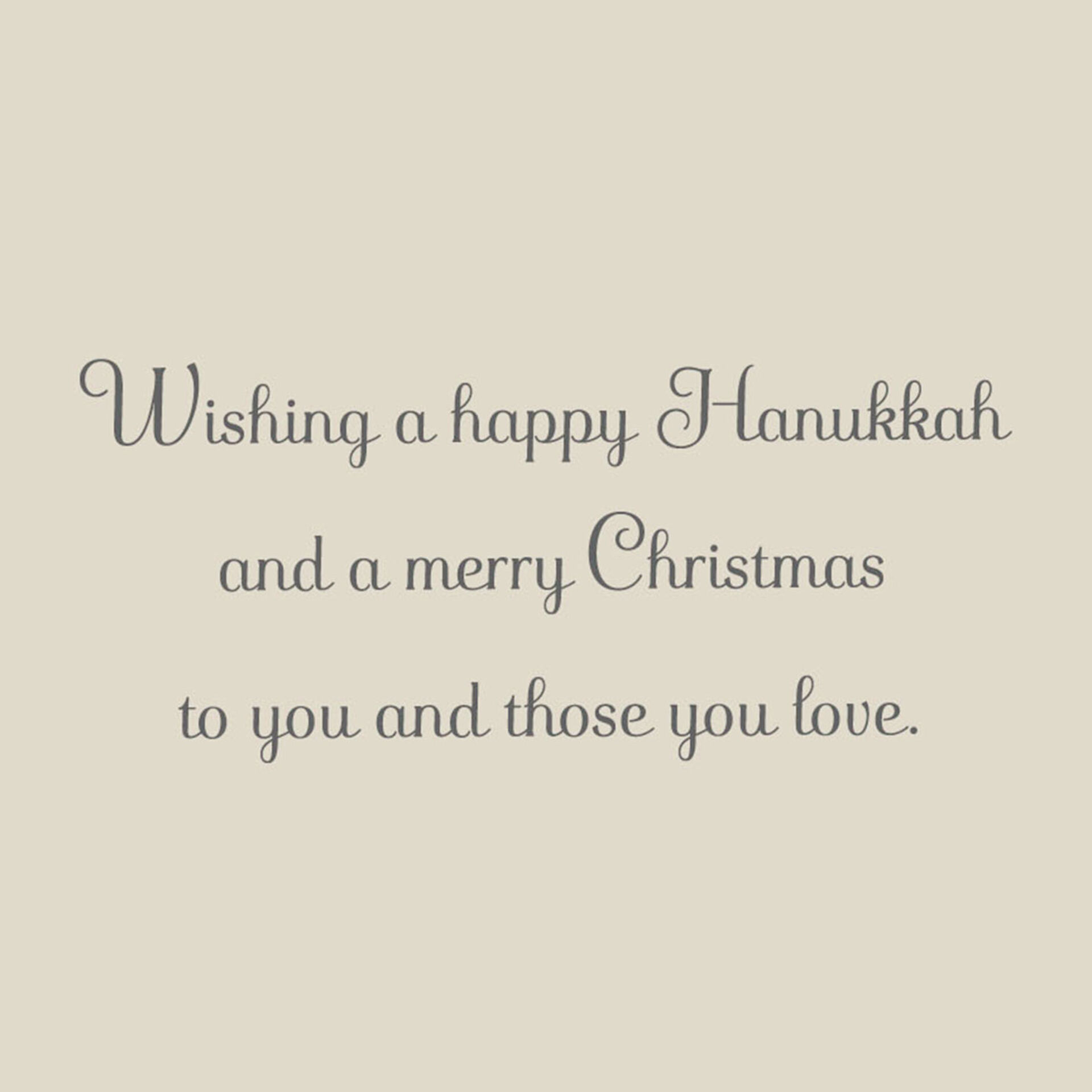 Happy Hanukkah and Merry Christmas Card Greeting Cards Hallmark