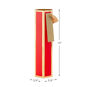 Red and Gold Wine Gift Bag measurement image number 3