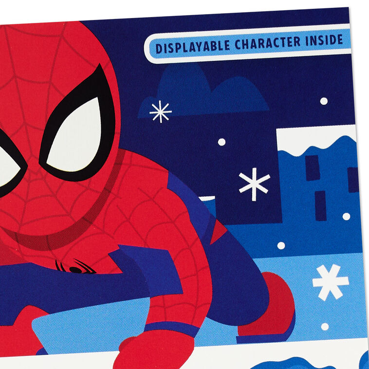 Marvel Spider-Man Christmas Card for Grandson With Displayable Character - Greeting Cards | Hallmark marvel-spider-man-christmas-card-for-grandson-with-displayable-character-greeting-cards-hallmark