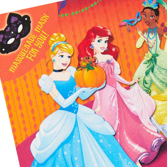 Disney Princess Halloween Card With Mask for Granddaughter, , large image number 4
