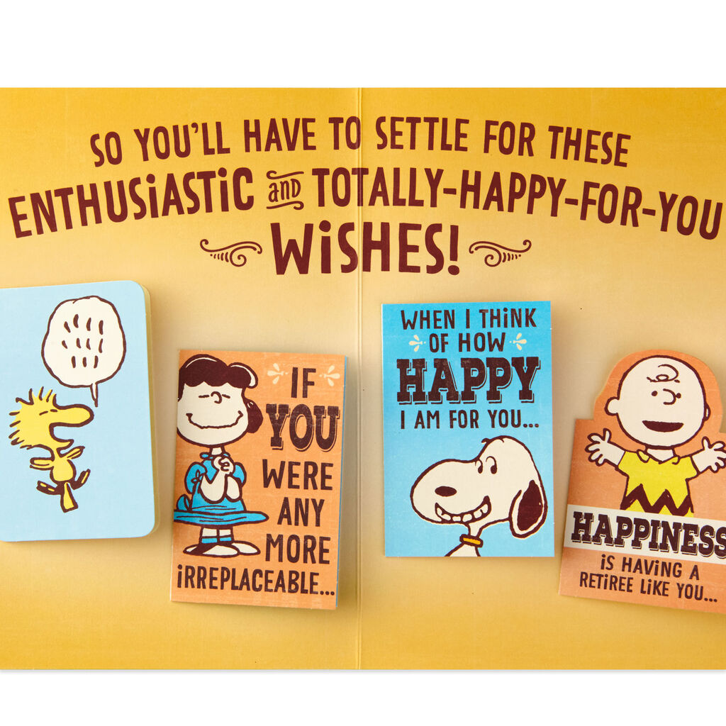 The Peanuts Gang Retirement Card Greeting Cards Hallmark