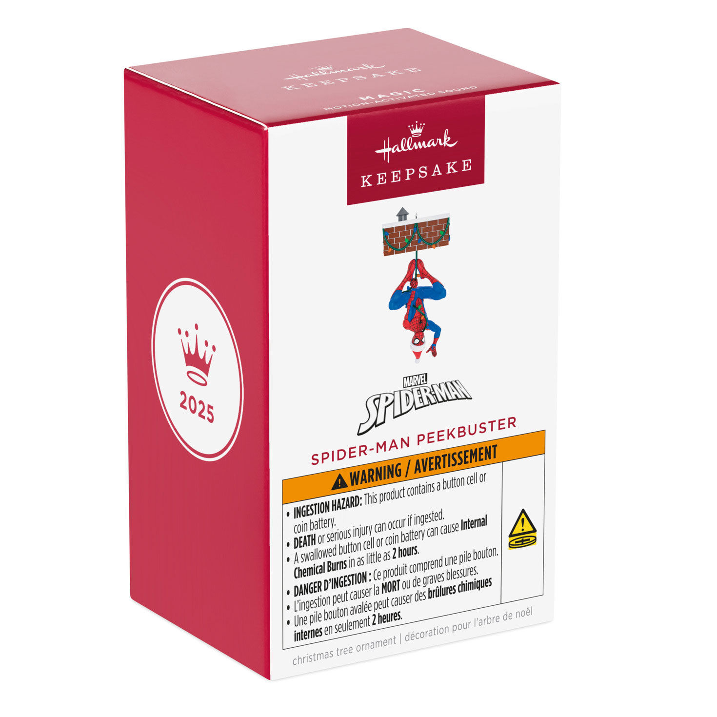 Marvel Spider-Man Peekbuster Keepsake Ornament Packaging Front image number 7