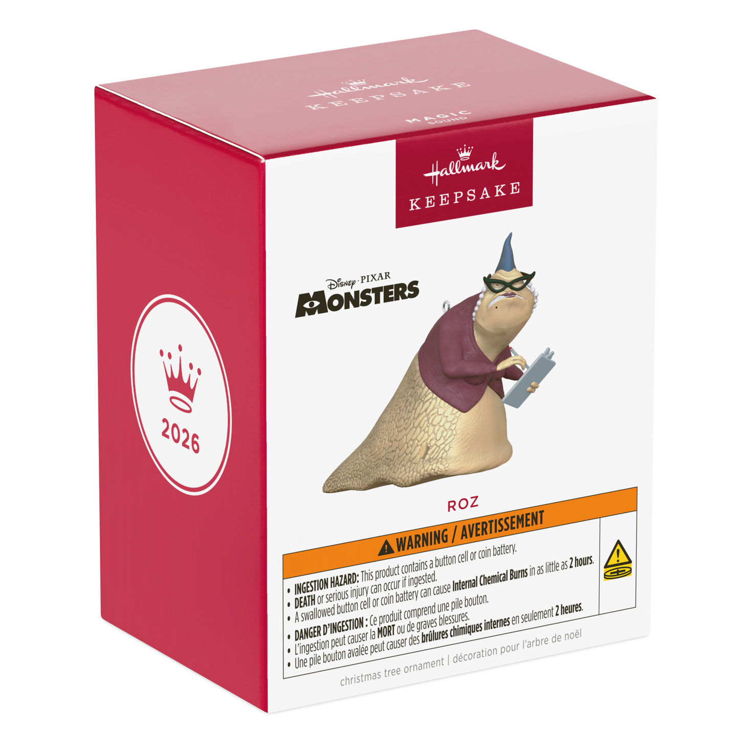 Monsters, Inc. Roz With Clipboard Ornament Package Front image number 7