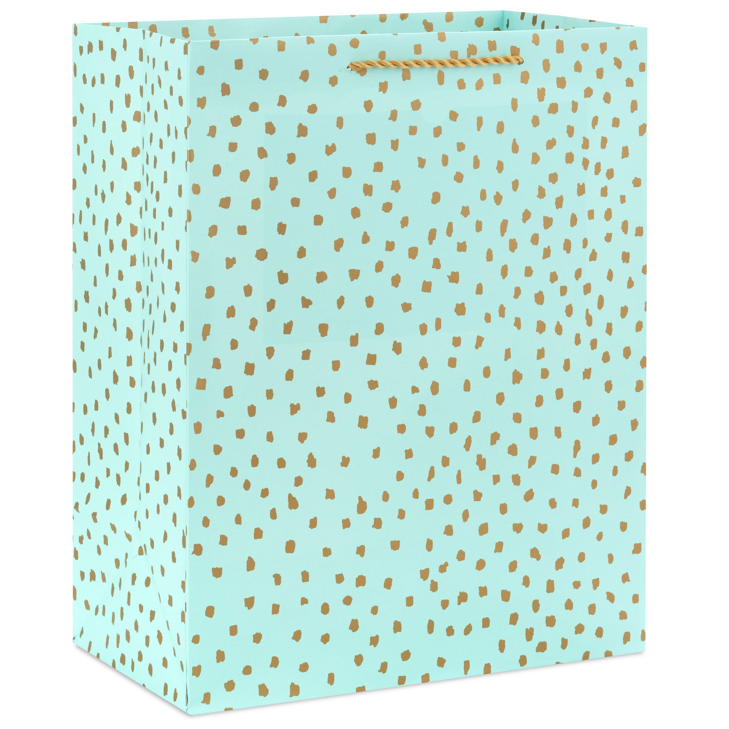 13" Gold Dots on Mint Gift Bag for only USD 3.99 | Hallmark