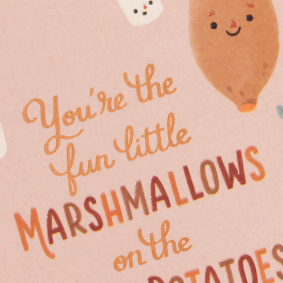 Marshmallows and Sweet Potatoes Love You Thanksgiving Card, , large image number 4