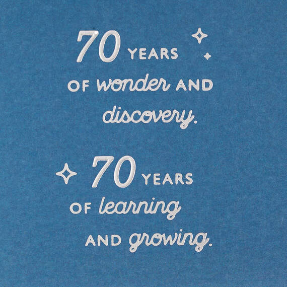 Celebrating You 70th Birthday Card, , large image number 2