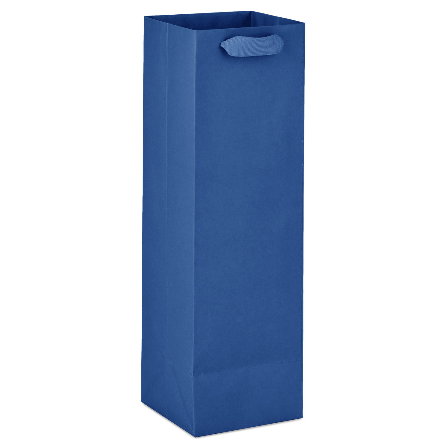 Solid Royal Blue Wine Bag Back image number 4