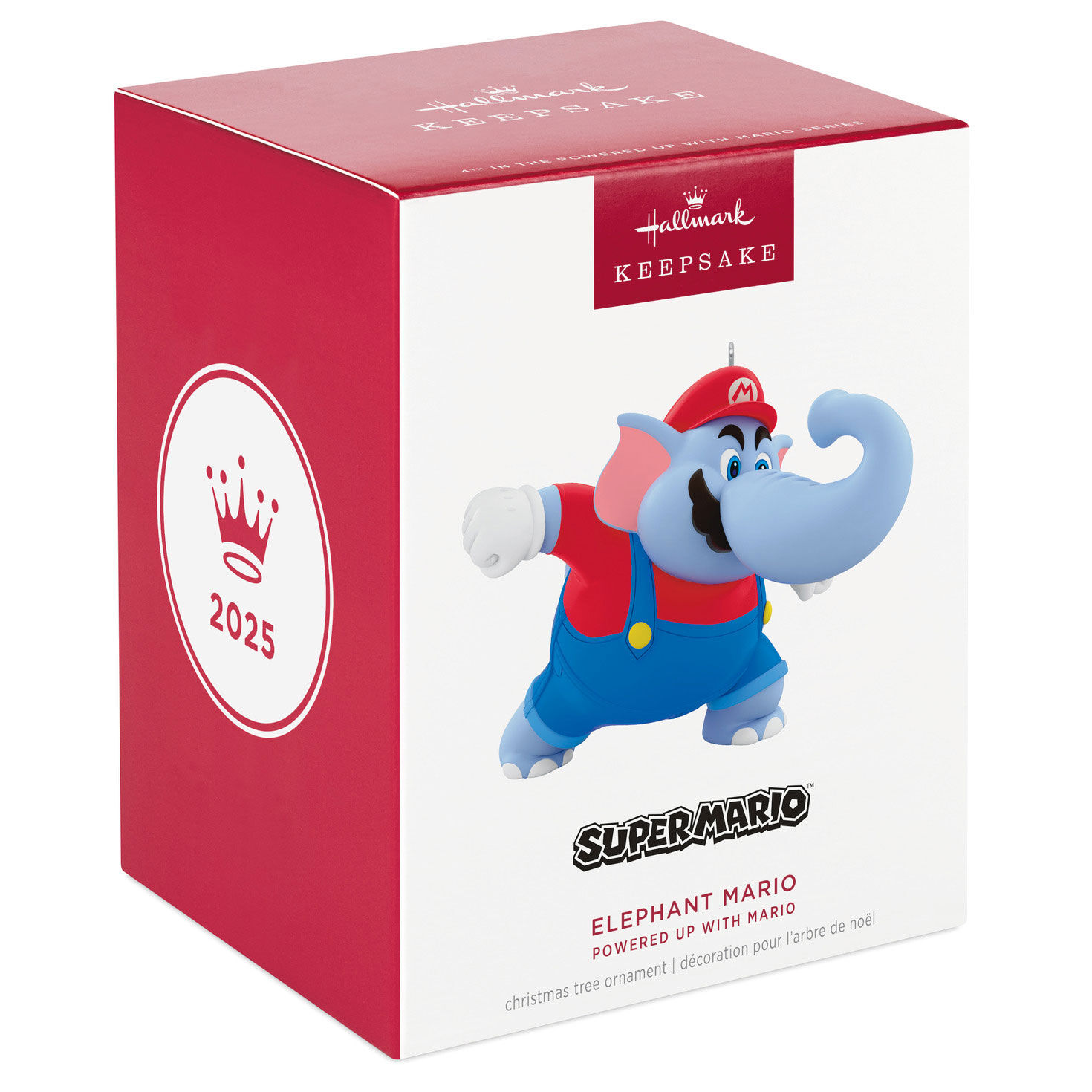 Super Mario Elephant Mario Keepsake Ornament Package front image number 8