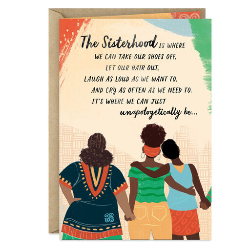 Celebrating Our Sisterhood Encouragement Card, 
