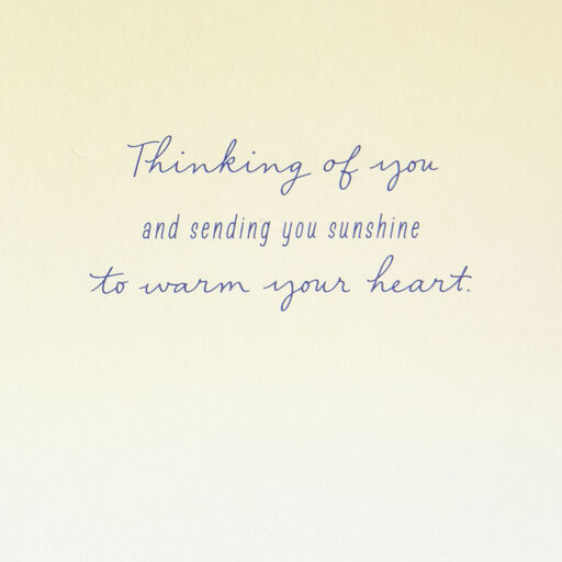Sending You Sunshine and Prayers Thinking of You Card, 