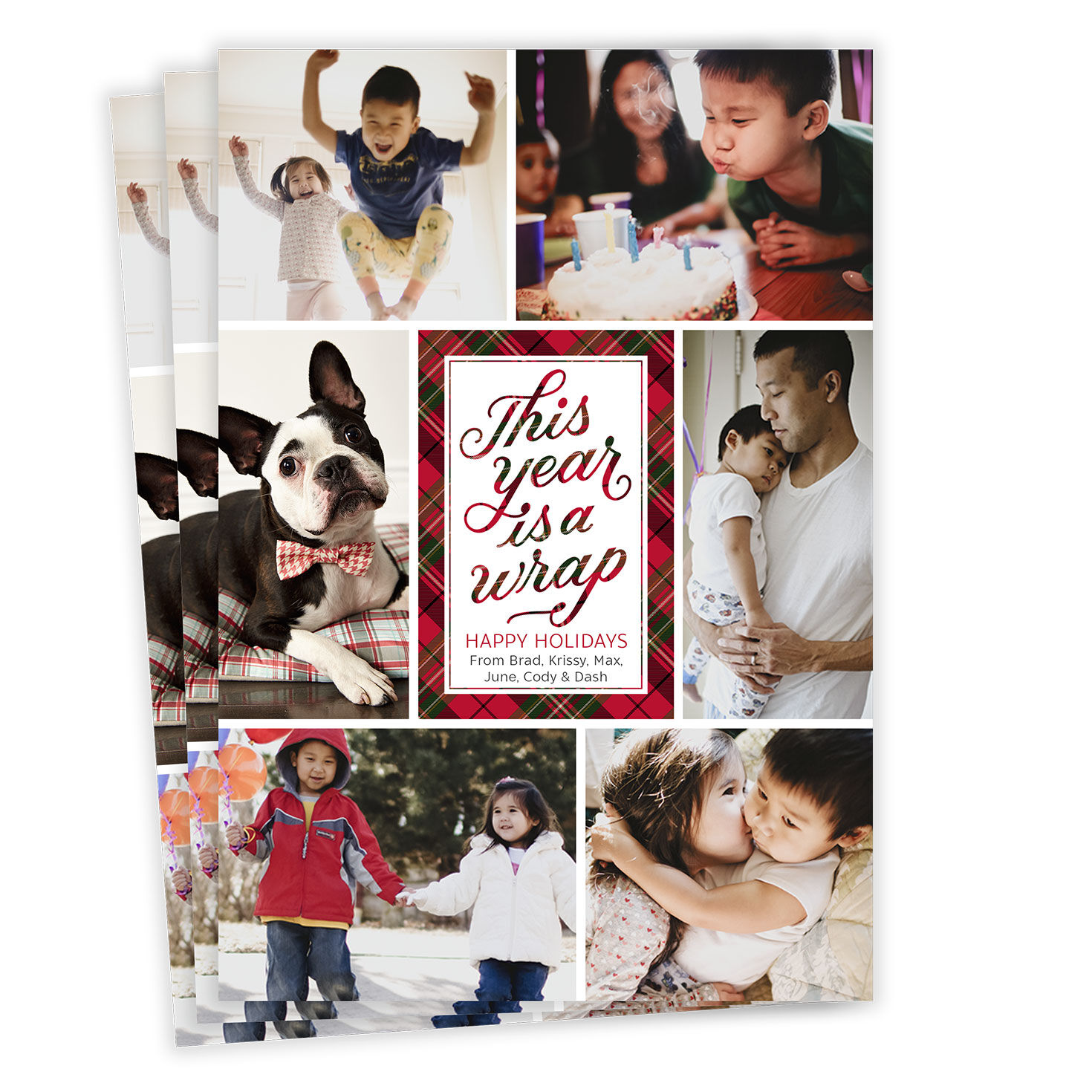 This Year Is a Wrap Flat Christmas Photo Card