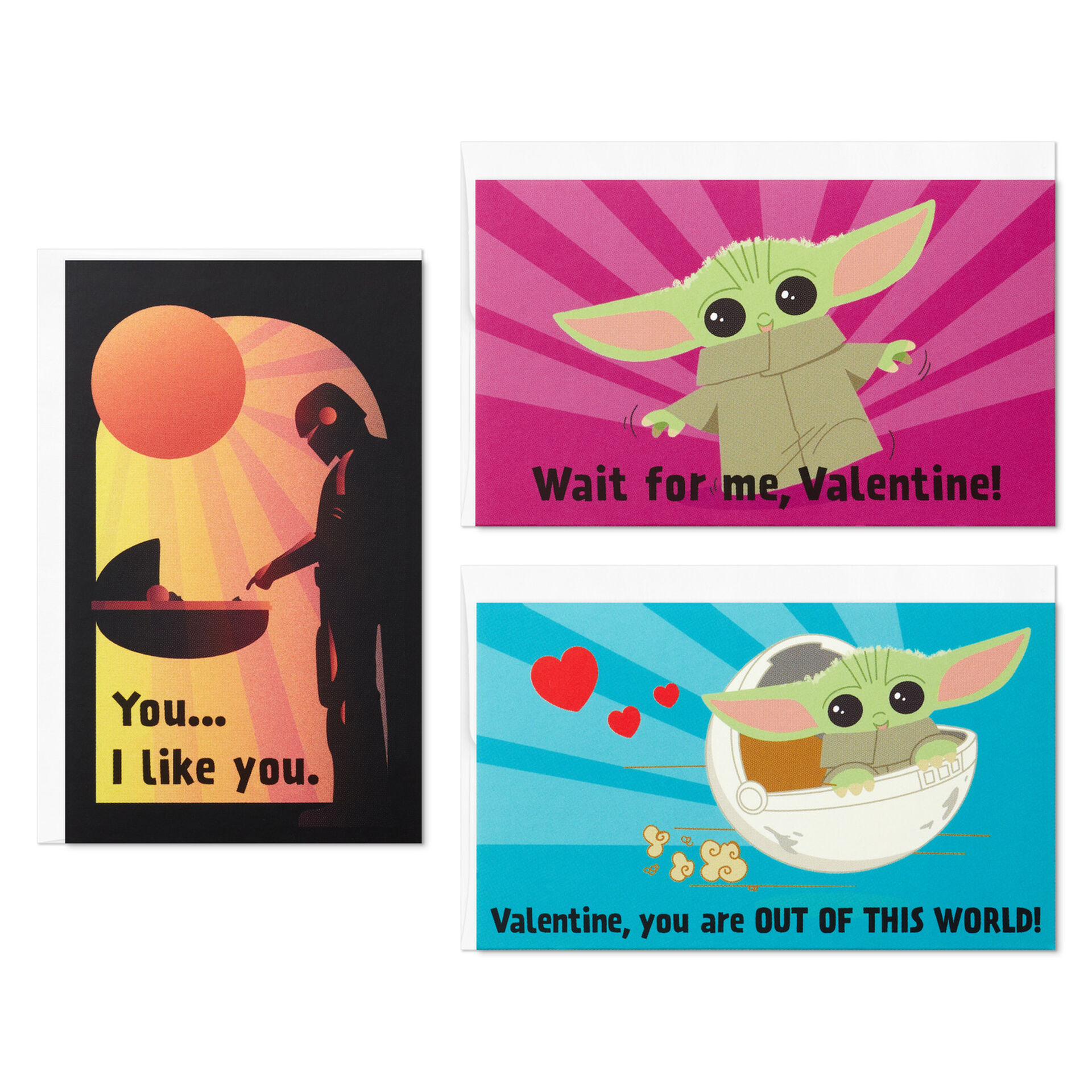 Star Wars: The Mandalorian™ The Child™ Kids Mini Assorted Valentines, Pack  of 12