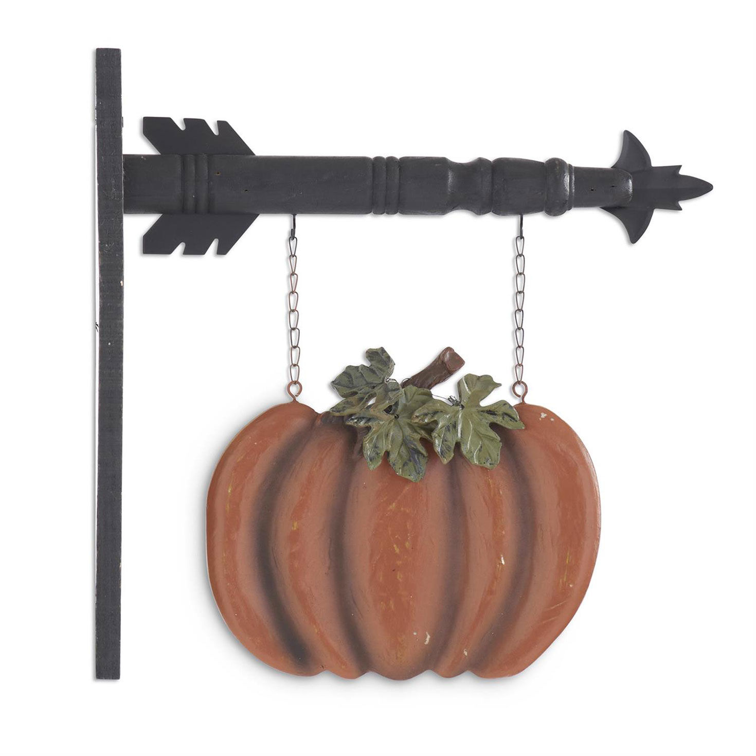 K&K Interiors Pumpkin Hanging Sign Attachment, 11x10