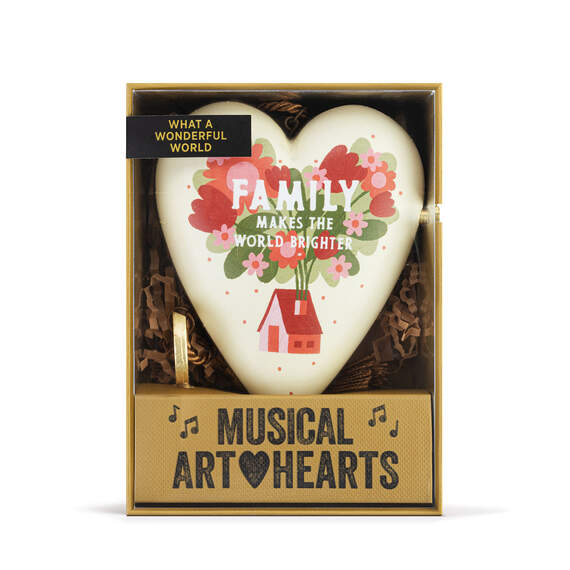 Demdaco Family Makes the World Brighter Musical Art Heart Sculpture, , large image number 3