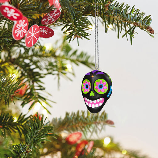 Mini Sweet Sugar Skull Ornament, 1", 