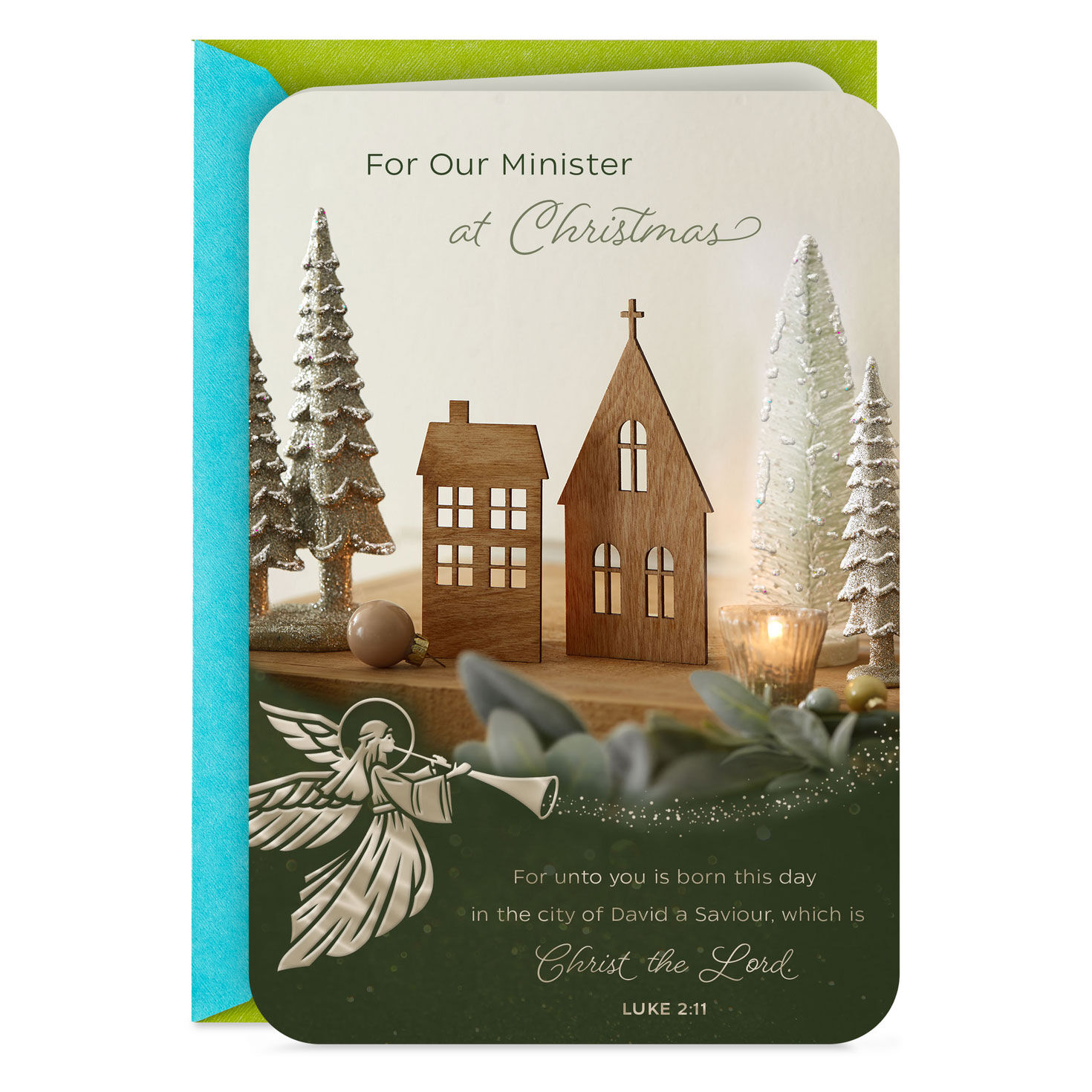 The Blessings and Love You've Freely Given Religious Christmas Card for Minister