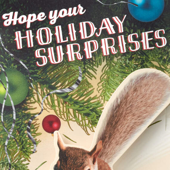 National Lampoon's Christmas Vacation™ Squirrelly Holiday Funny Pop-Up Christmas Card With Sound, , large image number 2