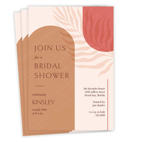 Join Us Modern Bridal Shower Invitation