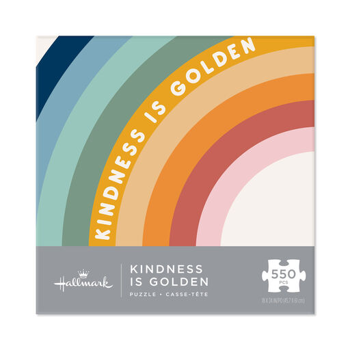 Kindness Is Golden 550-Piece Jigsaw Puzzle, 