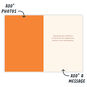 Fall Leaves Wreath Personalized Thanksgiving Card Open Card indicating personalization image number 3