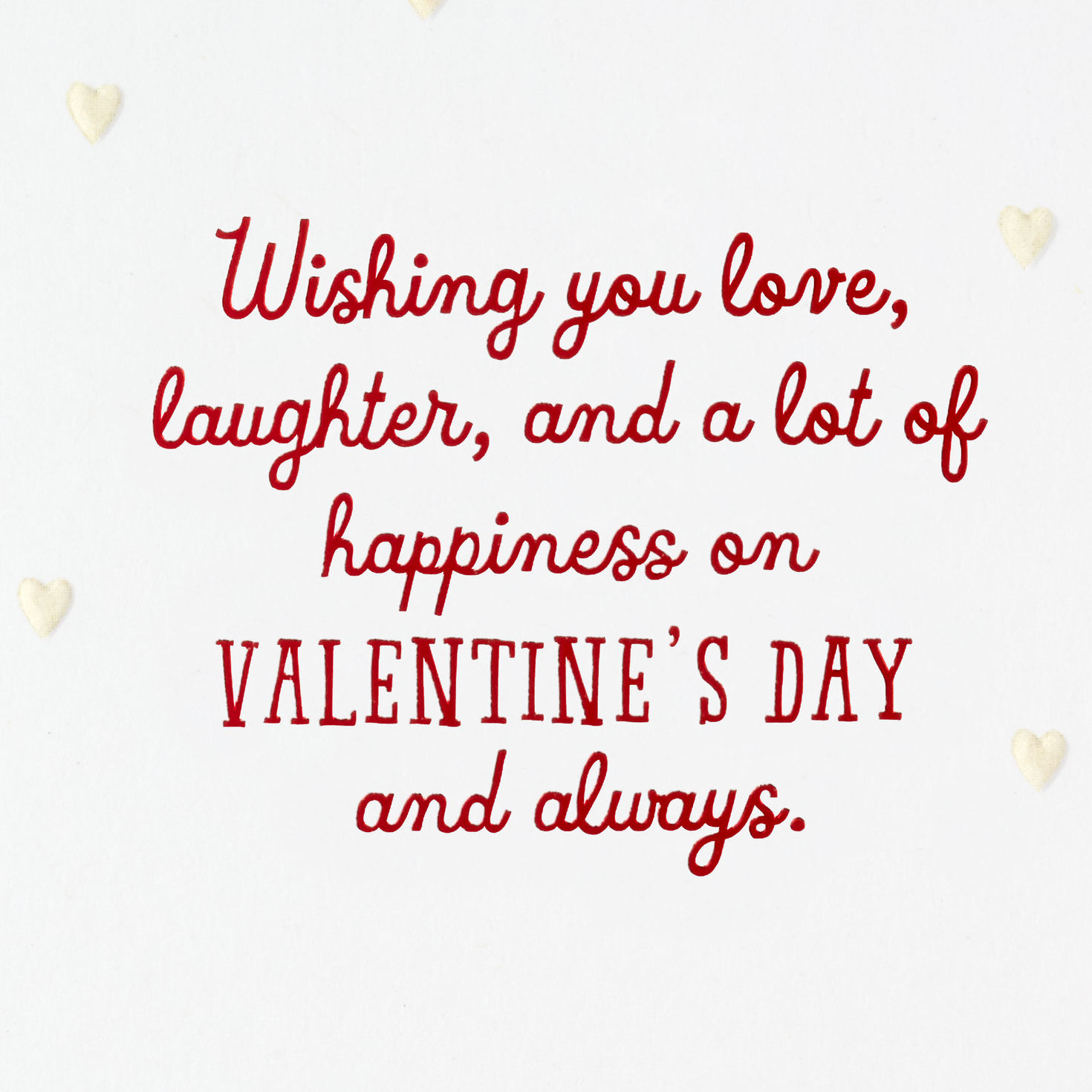 Love, Laughter and Lots of Happiness Valentine's Day Card, , large image number 2