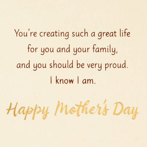 You Shine as a Mom Mother's Day Card for Daughter, , large image number 3