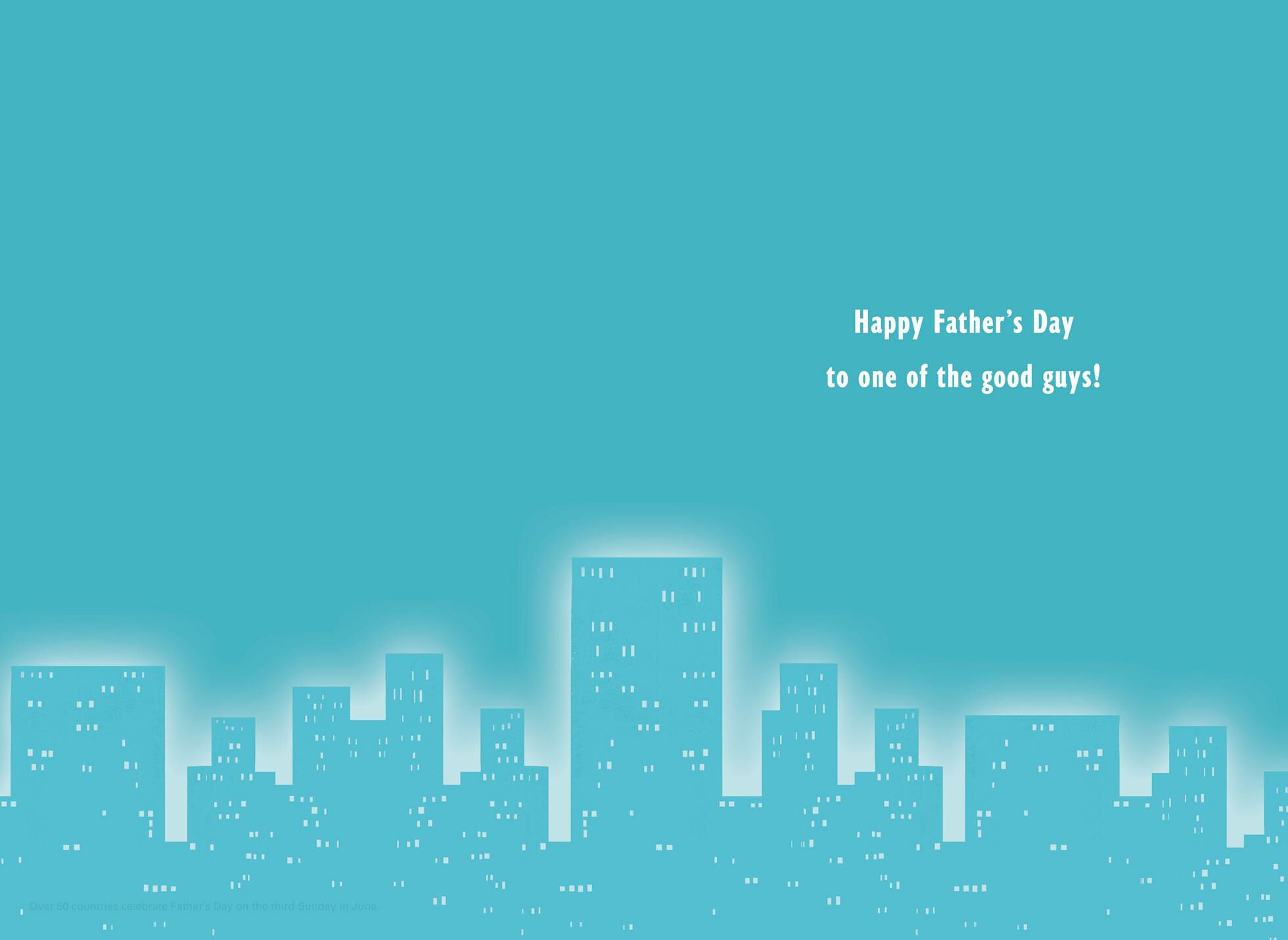UNICEF Amazing Super Hero Father's Day Card