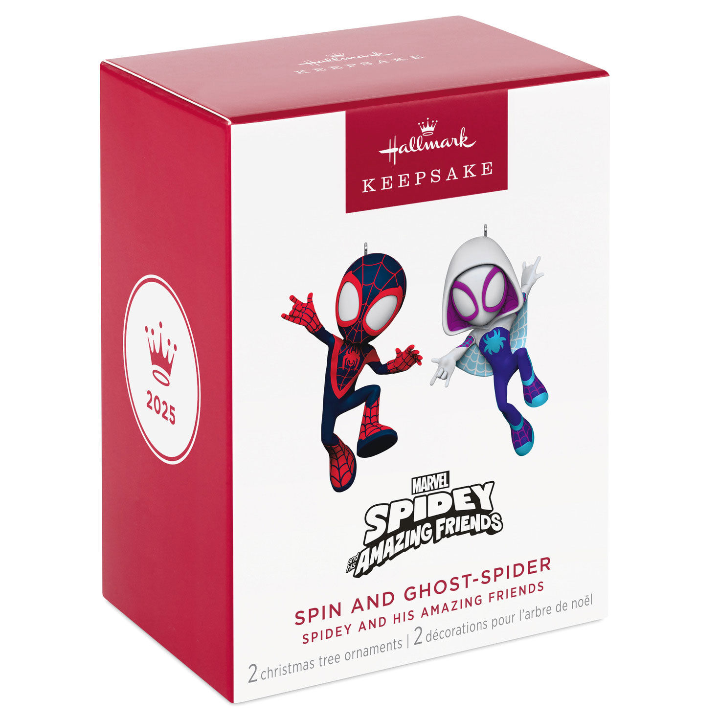 Spidey Friends Spin and Ghost-Spider Ornaments package front image number 7